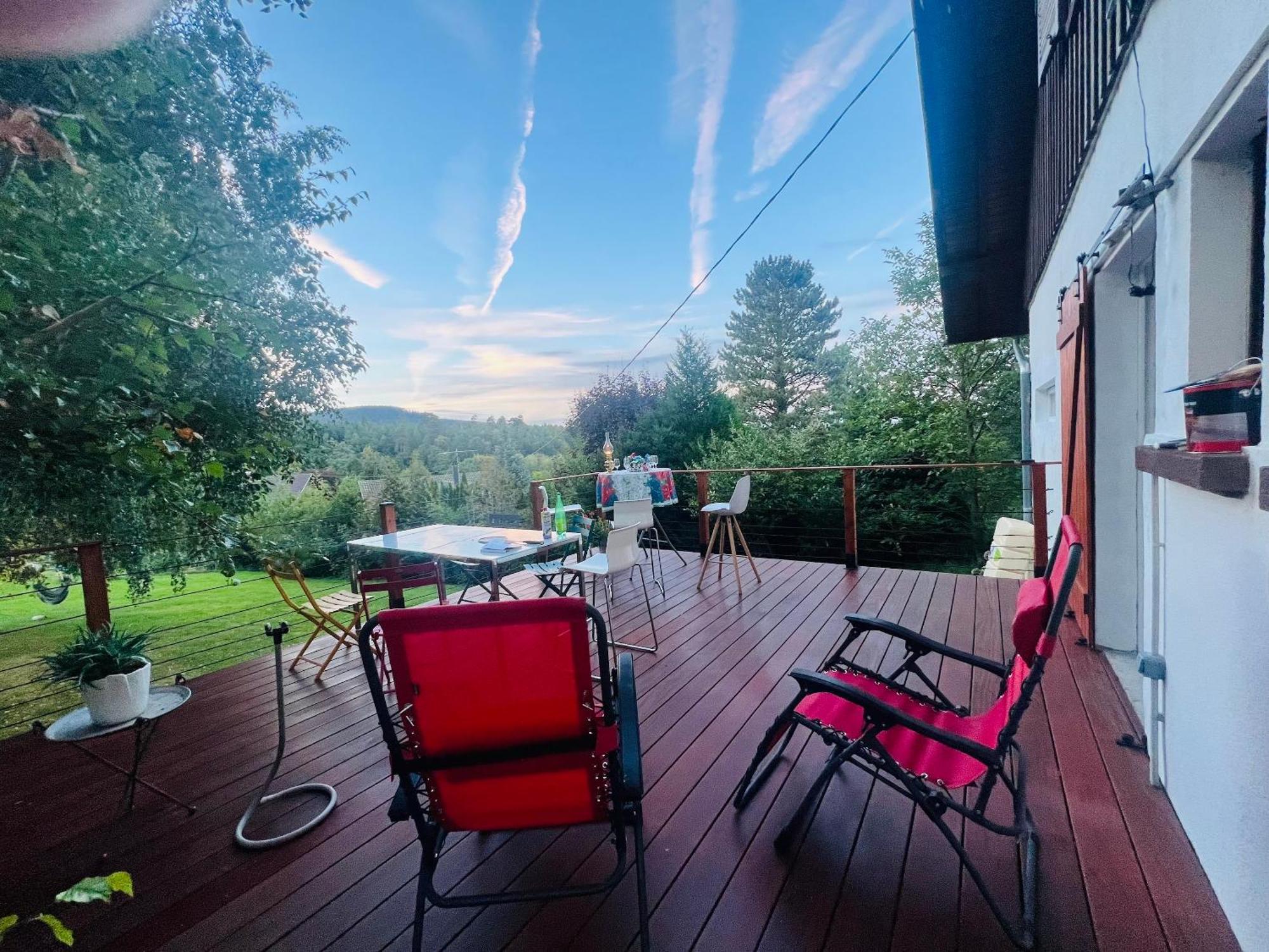 Chalet Spacieux A Wangenbourg-Engenthal Avec Vue Panoramique Exterior foto